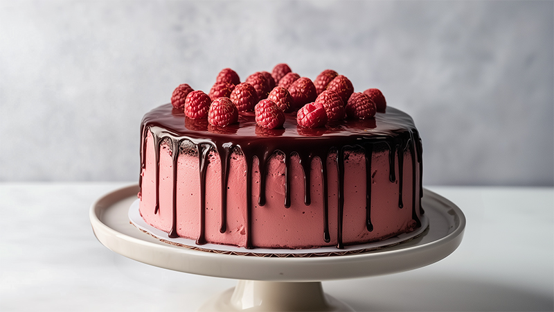 Chocolate raspberry cake 20
