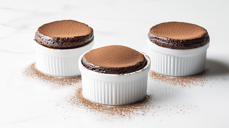 Chocolate soufflé 19
