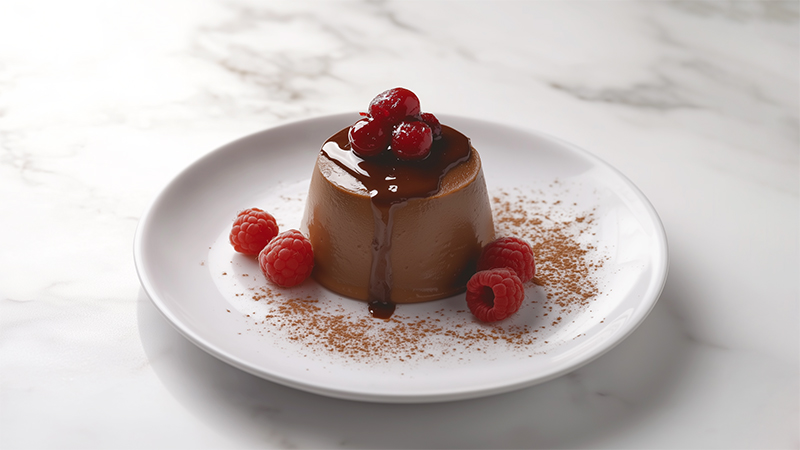 Chocolate Panna Cotta 10