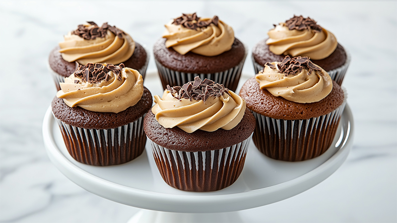 Choco Cupcakes with Cream 11