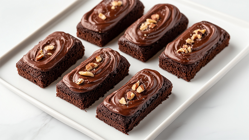 Financiers au chocolat 5