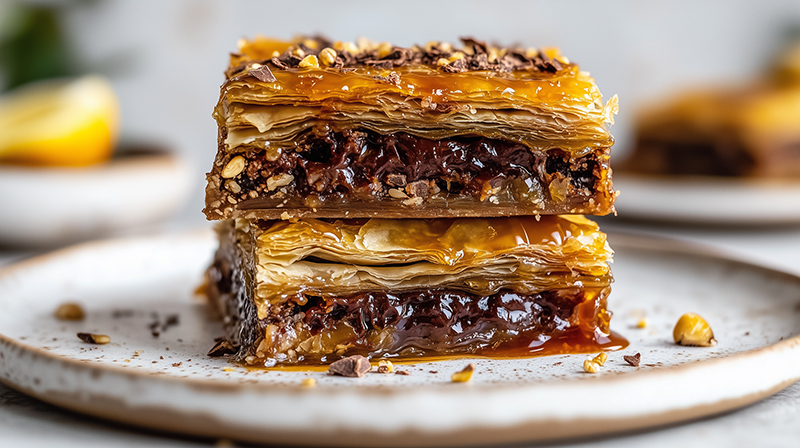Nutty Chocolate Baklava 25