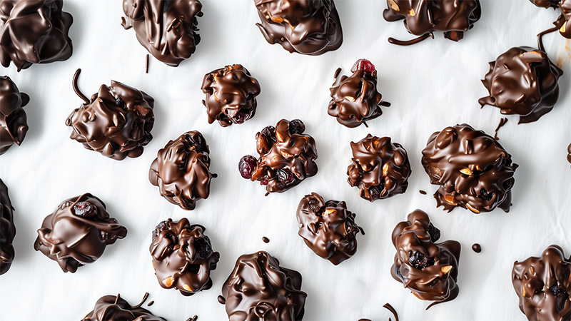 Choco Cranberry Almond Rocks 12