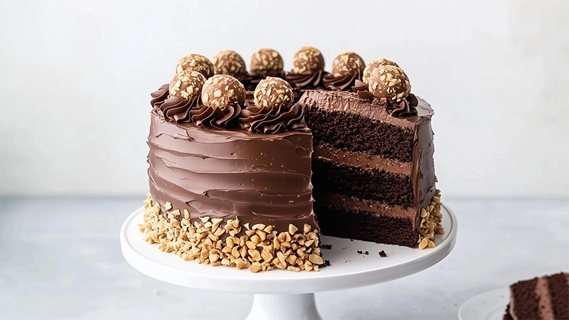 Ferrero Rocher cake 28